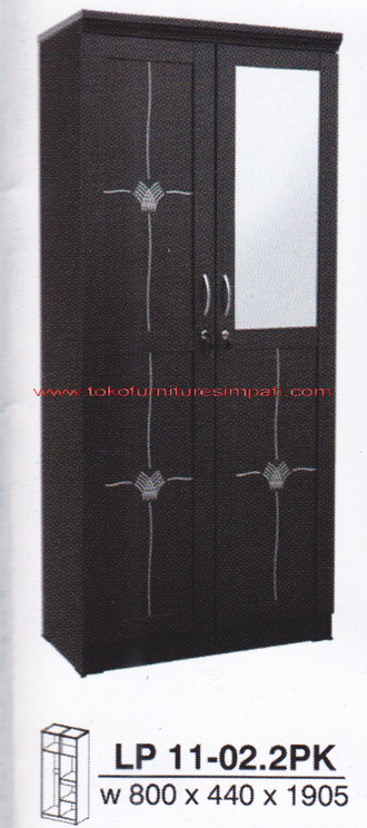 lemari ekonomis 2 pintu
